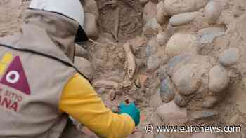 Watch: Archaeologists uncover 38 skeletons at ancient Peru citadel