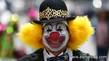 Clowns take over the streets of Brazil’s historic Mariana
