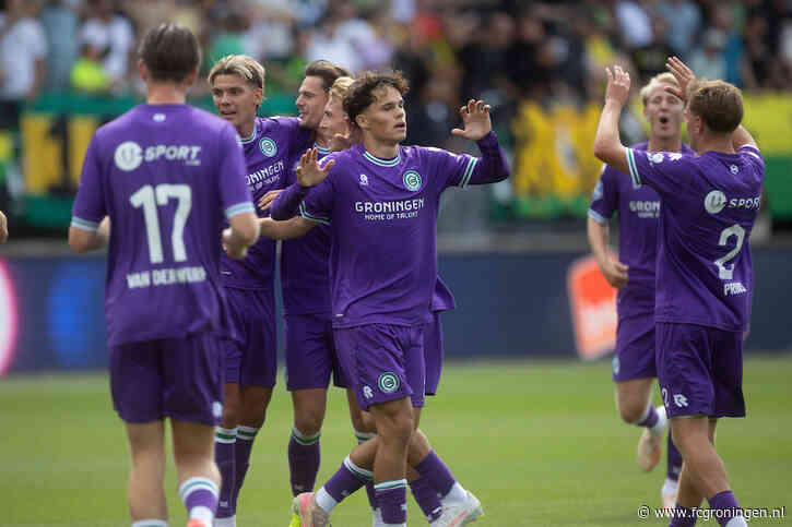FC Groningen vliegt uit naar Adelaarshorst