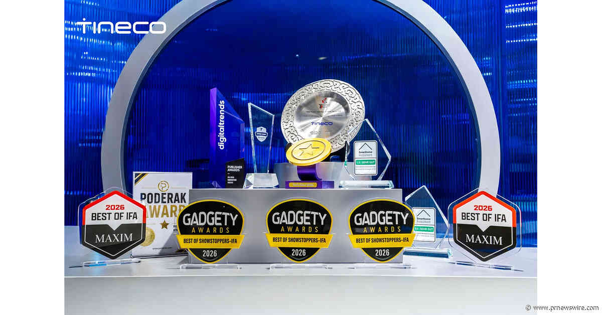 Tineco's Latest Floor Care Innovations Earn Multiple Honors at IFA 2026