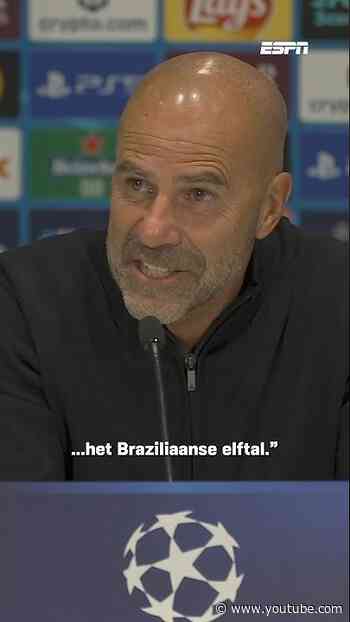 Peter Bosz had de primeur om Mauro Jr. het prachtige nieuws te brengen 🇧🇷🆕