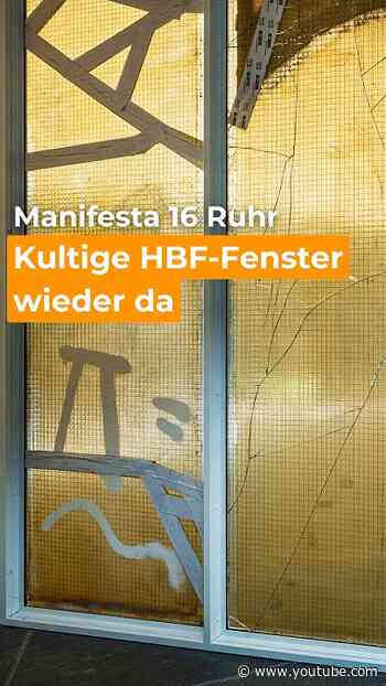 Die Gaffer-Tape-Fenster vom Duisburger Hauptbahnhof sind zurück!