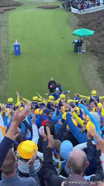 FIRST TEE AT SOLHEIM CUP 🔥🔥
