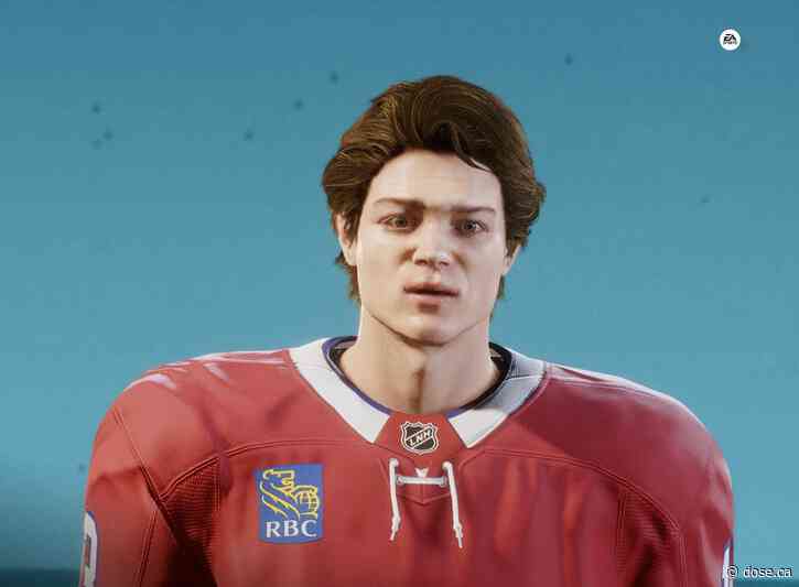Cole Caufield’s (hilarious) reaction to his face in NHL 27