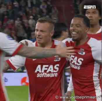 Schitterende goal: Jordy Clasie zet AZ na geweldige combinatie op voorsprong