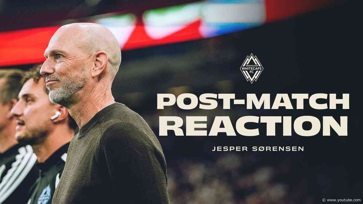 Jesper Sørensen Post-Victory Reaction vs LA Galaxy 🎙️