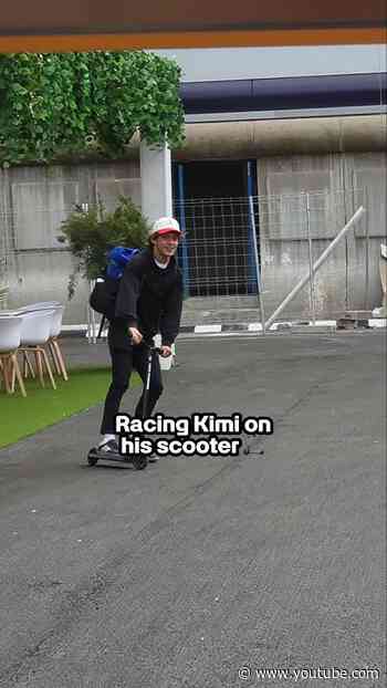 Kimi wins the first race of the weekend 😅 #f1 #mercedesf1 #kimiantonelli