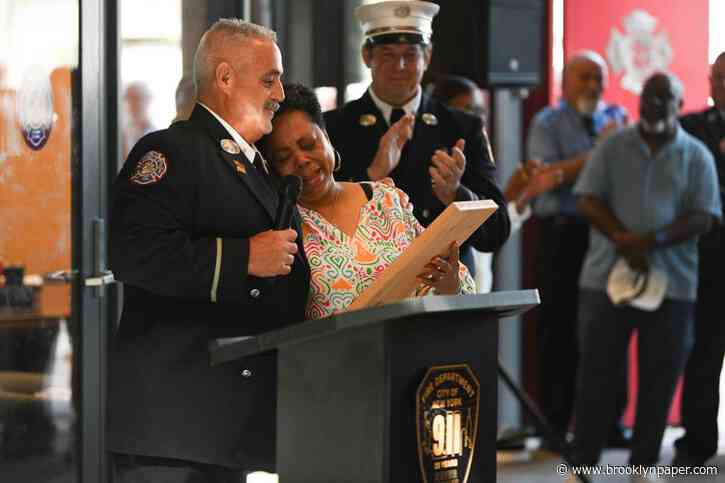 ‘They were aces’: Rescue Company 2 remembers seven lost on 9/11, honors heroic bus driver who got them to Ground Zero