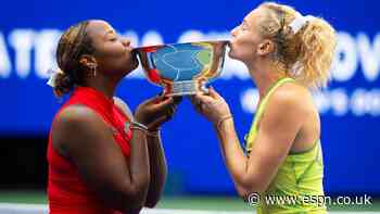 Townsend, Siniakova win US Open doubles, complete career GS as pair