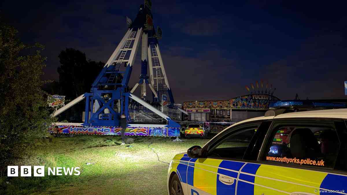 Children and woman injured on fairground ride