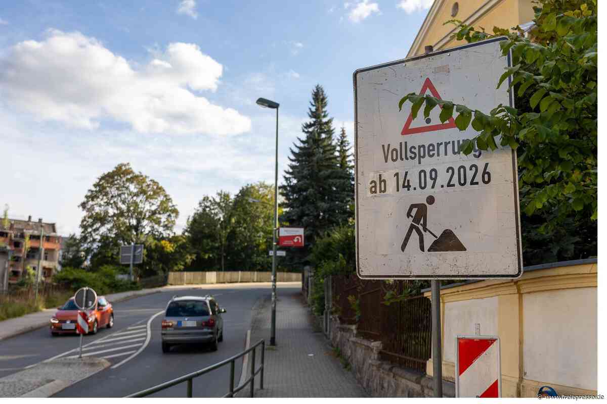 Neue Baustelle in Auerbach: Wo ab Montag für viele Wochen gesperrt ist