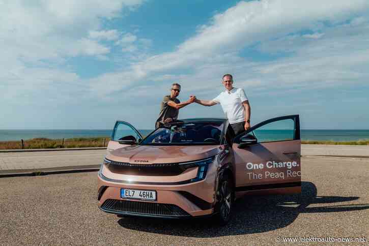 936 km ohne Nachladen: Škoda Peaq mit Reichweitenrekord für siebensitzige Elektro-SUV