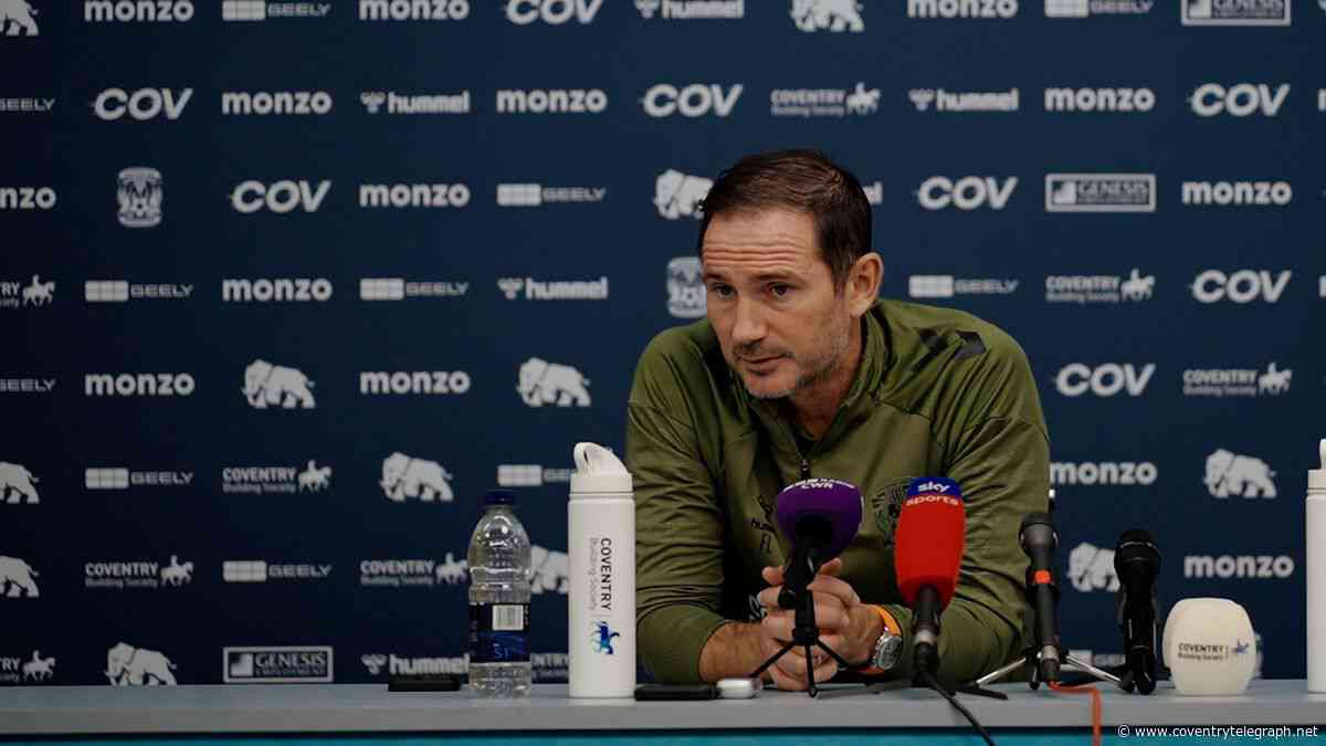 Frank Lampard makes Jamie Allen admission amid glowing reference for Coventry City free agent