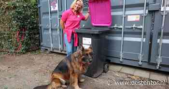 Waarom deze roze containers vol hondenbrokken en vissenvoer zitten