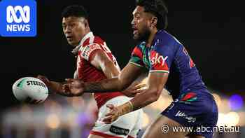 Live: Key Dolphin knocked out of NRL final, Warriors suffer first-half sin bin