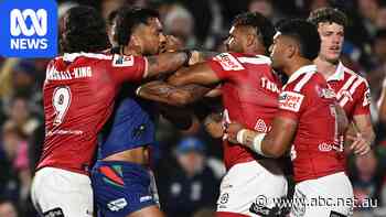 Live: Three sent to sin bin, tempers flare in drama-filled NRL finals clash