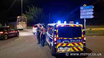 At least 44 injured after train derails and carriage overturns in northern France
