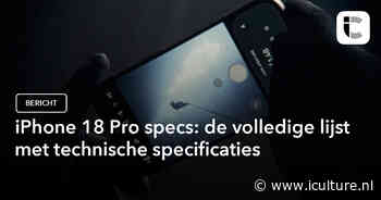 iPhone 18 Pro specs: de volledige lijst met technische specificaties