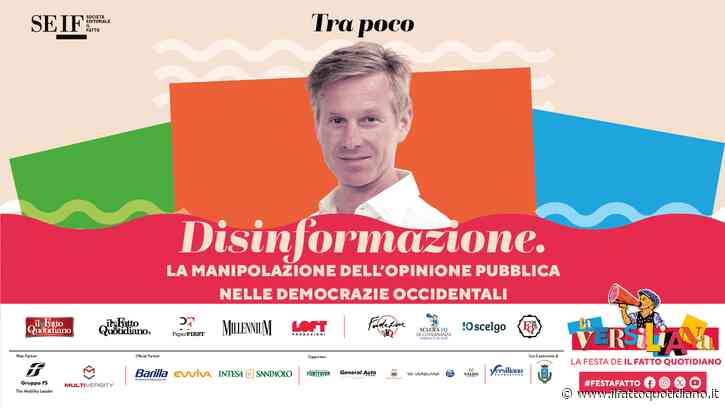 Da Orsini a Nori, cinque grandi appuntamenti in diretta dalla Festa del Fatto