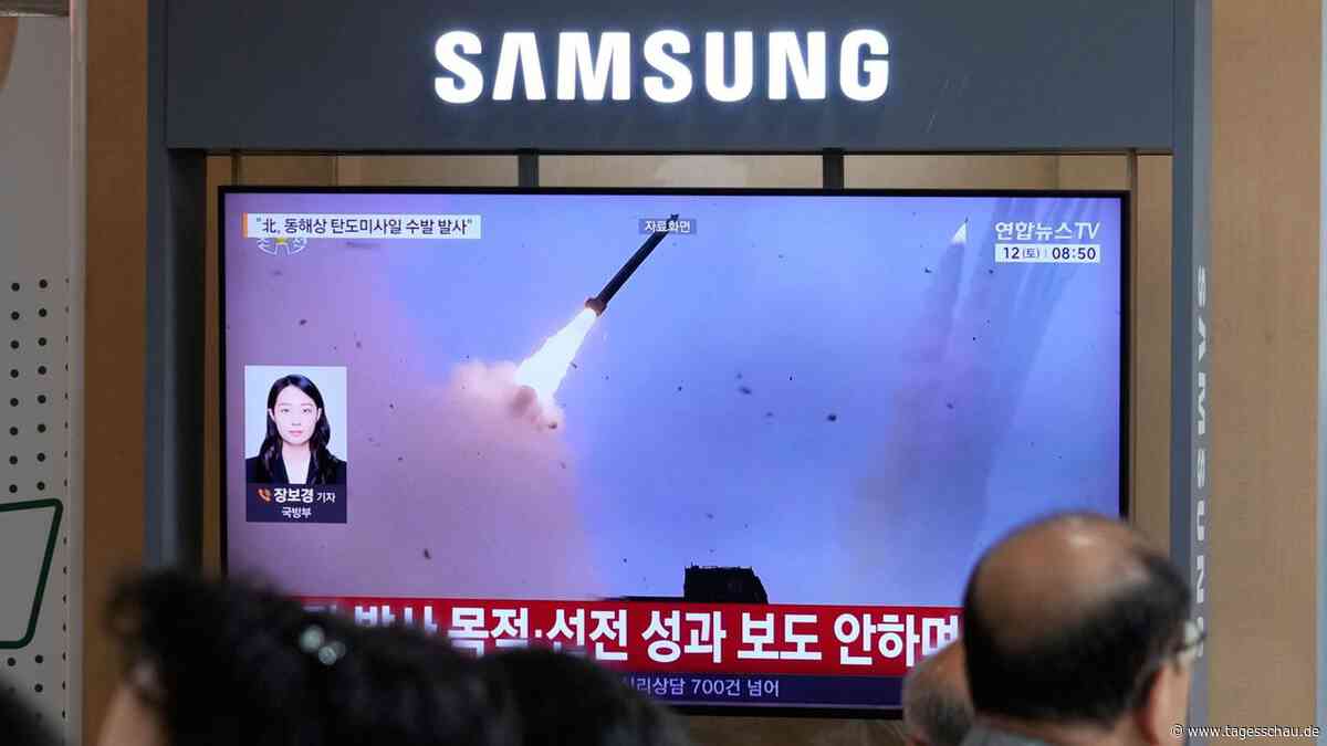 Nach US-Manöver: Nordkorea feuert erneut ballistische Raketen ab