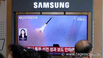 Nach US-Manöver: Nordkorea feuert erneut ballistische Raketen ab