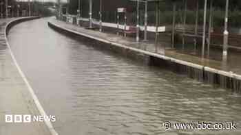 Flooded rail line to shut for nine days for repair