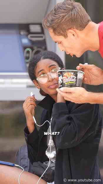 I slurped in her ear, then gave her $500 @Buldak_official #CraveTheBurn #BuldakNoodles #Buldak #Ad