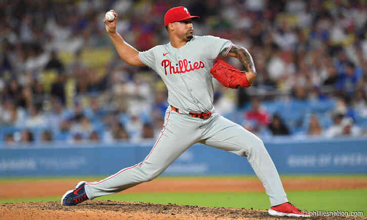 Short on arms, Phillies’ bullpen falters three times in series opener against Braves