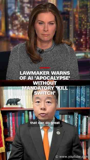 Lawmaker warns of AI 'apocalypse' without mandatory 'kill switch'