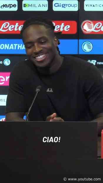 🎙️ “Sono felice di essere qui”
