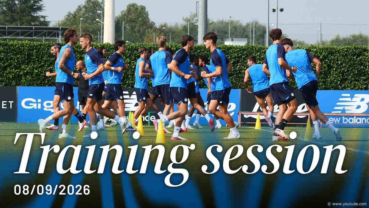 I nerazzurri al lavoro al Centro Bortolotti in vista della sfida con il Cagliari