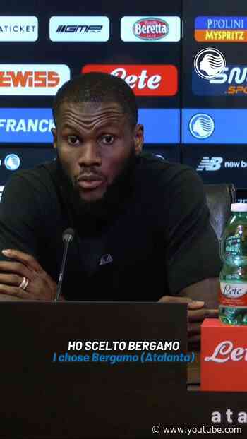 🎙️ “È stata una scelta di cuore” #Kessie #Atalanta