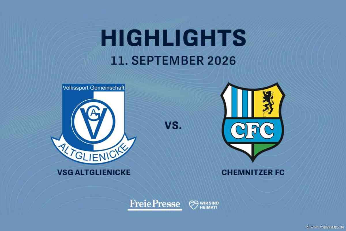 VSG Altglienicke Berlin – Chemnitzer FC: Die Highlights des Spiels im Video