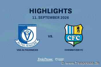 VSG Altglienicke Berlin – Chemnitzer FC: Die Highlights des Spiels im Video