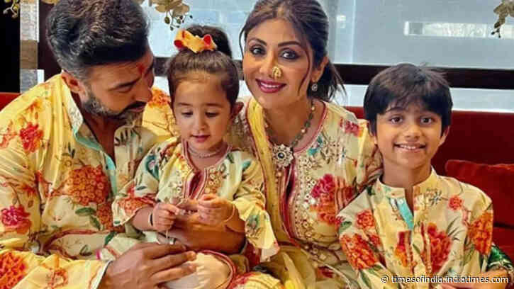 Shilpa Shetty’s grand Ganesh Chaturthi celebrations with Raj Kundra, Viaan and family over the years: From eco-friendly Bappa idol to dancing on dhol duing visarjan despite injury