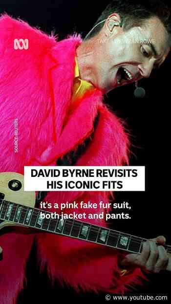 David Byrne's many costume changes