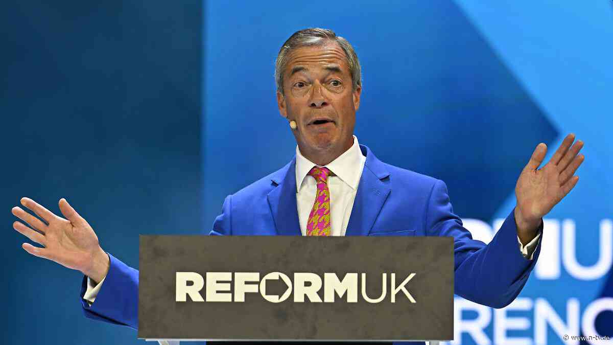 Kryptounternehmer stützt Farage: 36 Millionen Pfund - britische Rechtspartei erhält Rekordspende