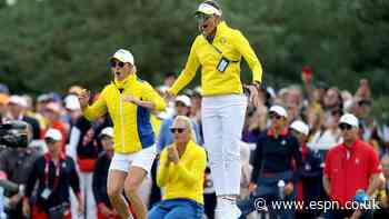 Europe builds 7-5 lead at Solheim Cup after Korda, Corpuz falter