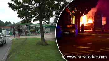 Ravage na dodelijk ongeluk tankstation: 'Vol gas erin gereden'