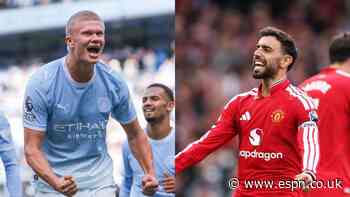 Man United vs. Man City combined XI: Two United players feature as Mbeumo, Dias miss out