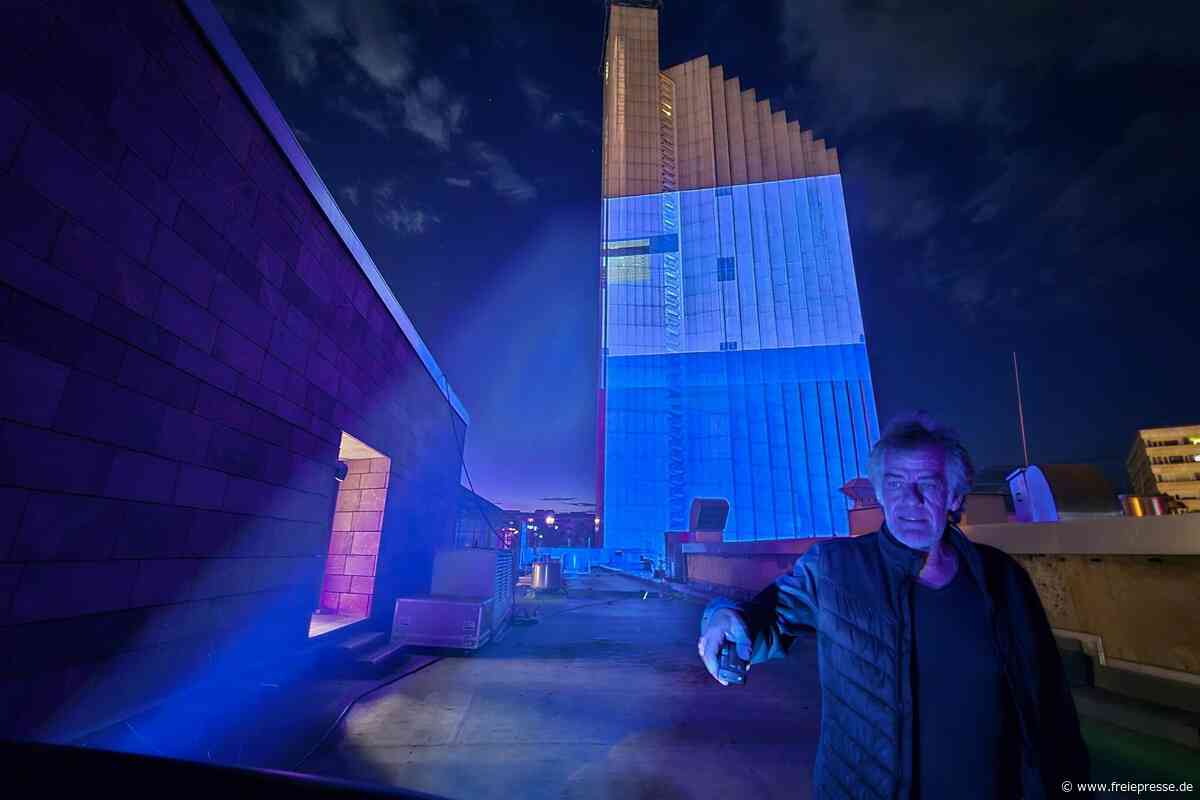 Lichtprobe am Chemnitzer Congress-Hotel: Was Besucher beim „Light our Vision“ erwartet