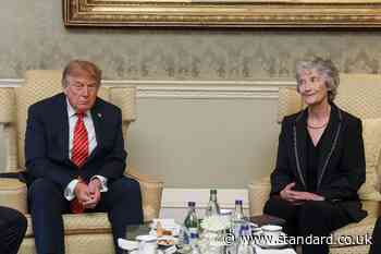 Connolly presents Trump with symbols of peace during courtesy call