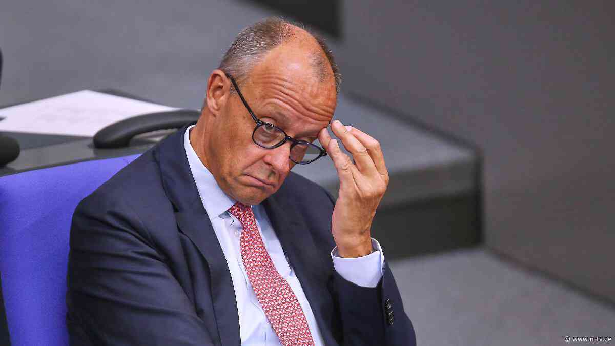 Kanzler im Umfrage-Tief: "Die schlechten Werte muss Merz sich schon selbst zuschreiben"