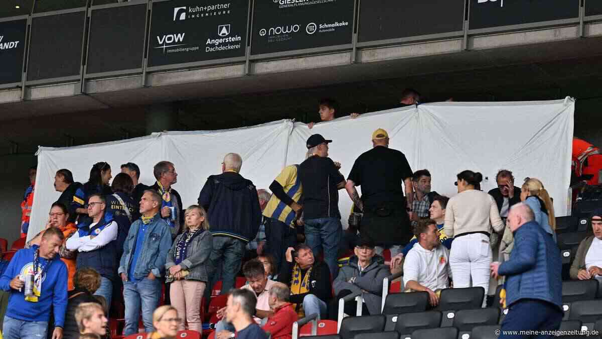 Medizinischer Notfall bei Braunschweig gegen Dresden