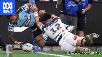 Live: Katoa double puts Sharks on brink of eliminating Cowboys from NRL finals