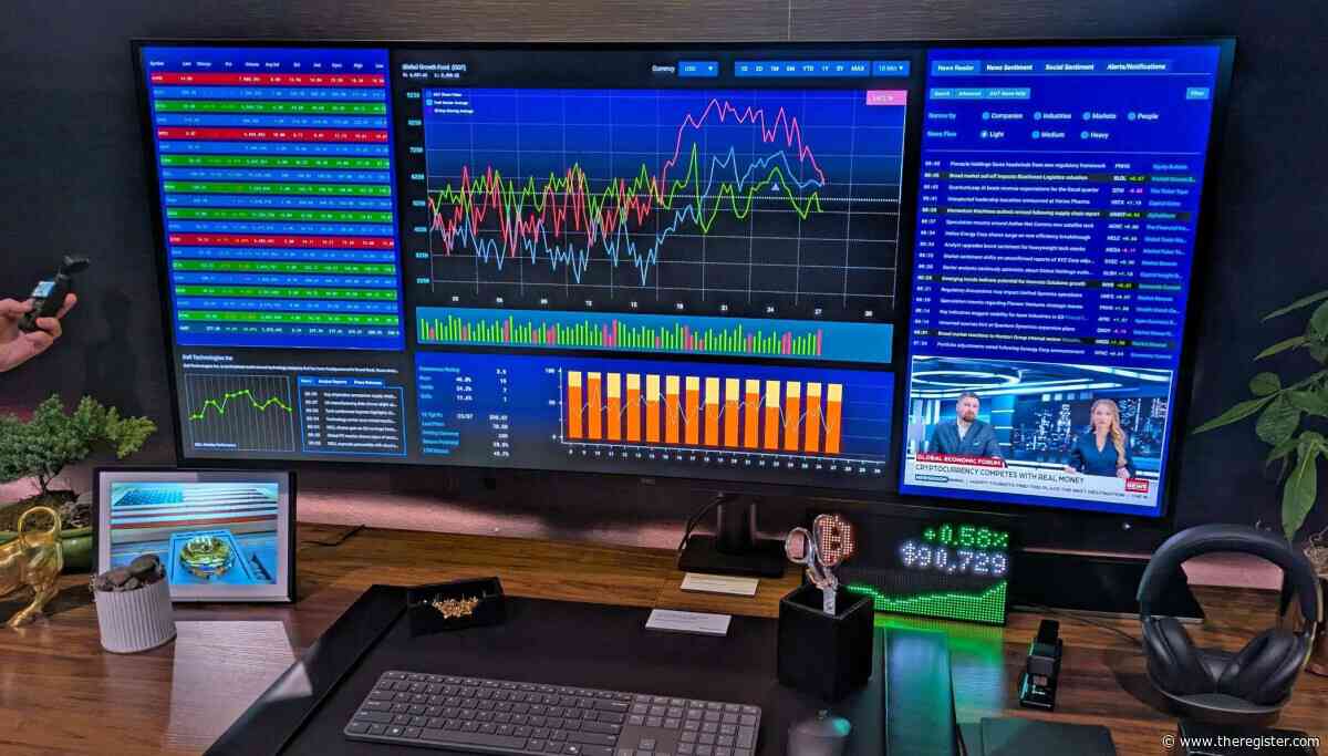 Dell's 52-inch enormo-monitor is a tsunami of impractical fun