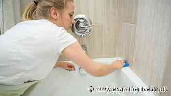 Check the label warning when cleaning mould in your bathroom