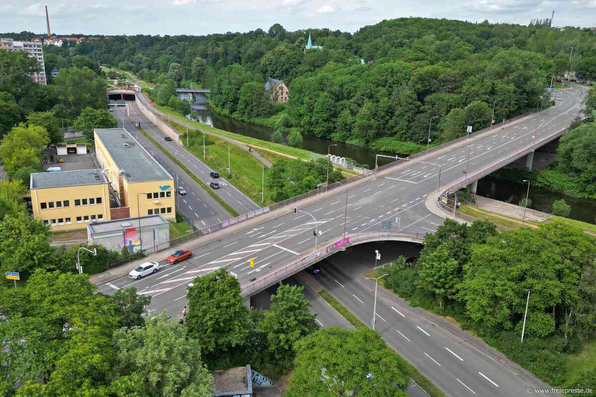 Verkehrseinschränkungen in Zwickau wegen Brückenprüfung