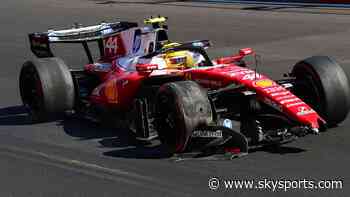 Hamilton crashes as Antonelli tops final practice in Madrid