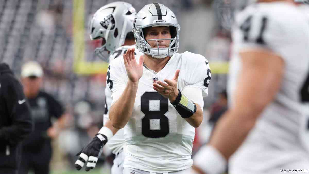 How Kirk Cousins is approaching Year 15 as a starter -- and mentor to the Raiders' young core